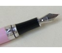 Caran d'ache Leman Bicolour Pink Rhodium Plated Fountain Pen