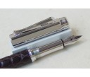 Caran d'ache Varius Alligator Silver Plated Rhodium Coated Fountain Pen