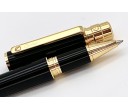 Cartier OP000132 Santos de Cartier Large Composite and Gold Finishes Roller Pen