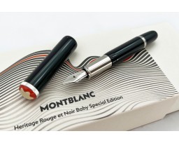 Montblanc MB127801 Special Edition Heritage Rouge et Noir Baby Black Fountain Pen