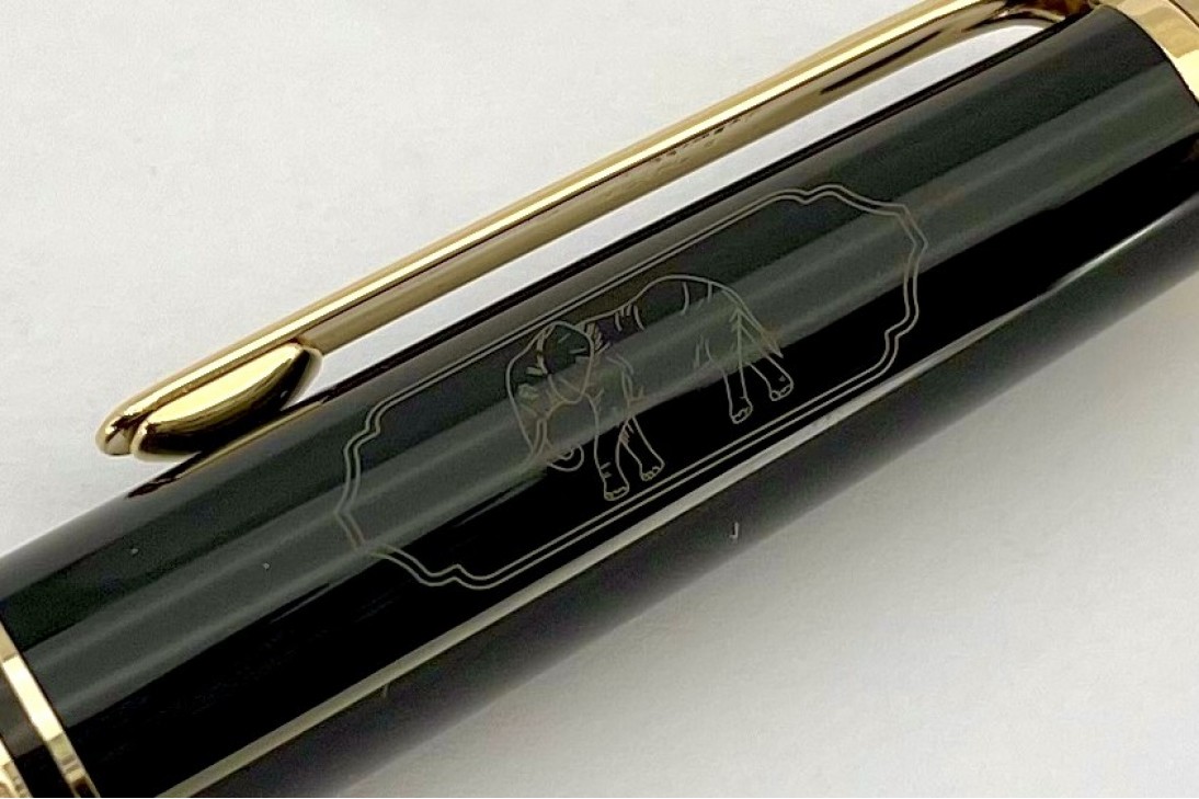 Montblanc MB128472 Meisterstück Around the World in 80 Days Classique 145 Fountain Pen (Dark Grey)