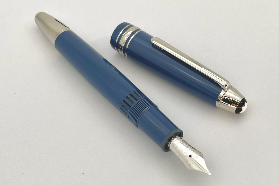 Montblanc MB129392 Meisterstuck 146 Glacier LeGrand Blue Fountain Pen