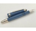 Montblanc MB129392 Meisterstuck 146 Glacier LeGrand Blue Fountain Pen
