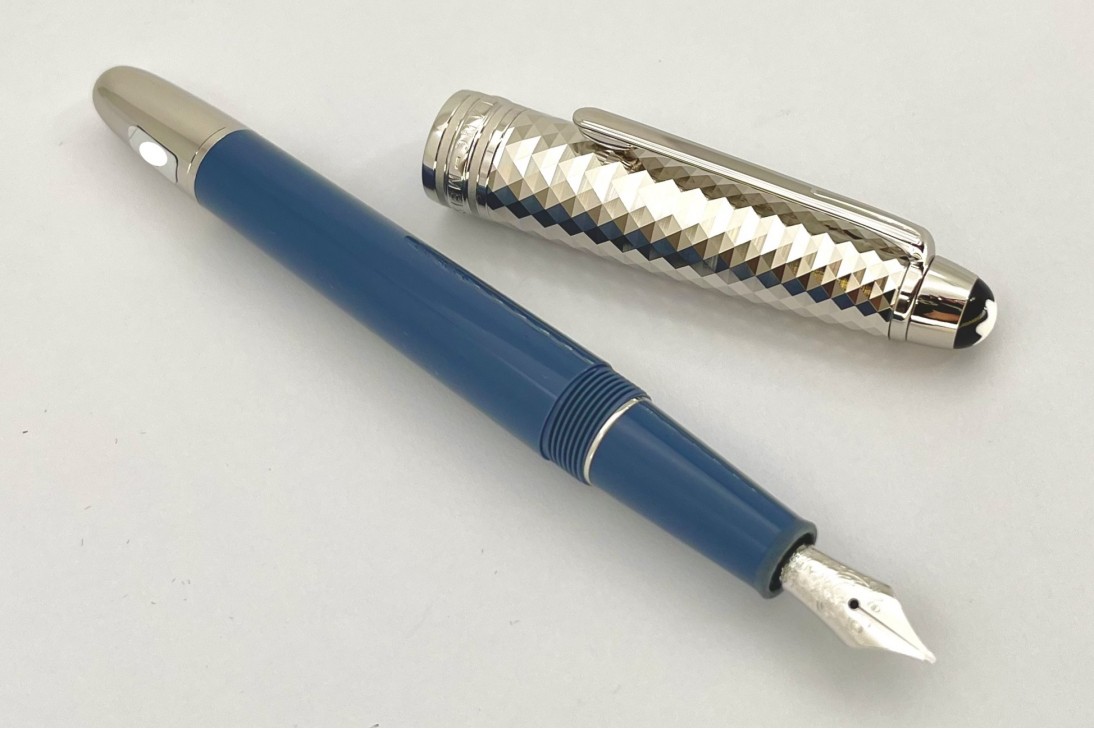 Montblanc MB129403 Meisterstuck 145 Classique Glacier Doue Fountain Pen