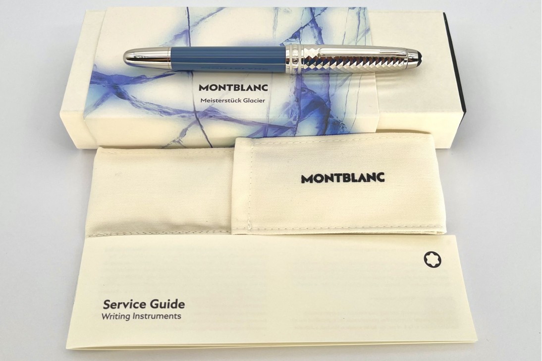 Montblanc MB129403 Meisterstuck 145 Classique Glacier Doue Fountain Pen