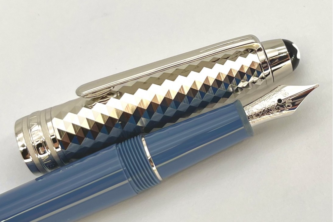 Montblanc MB129403 Meisterstuck 145 Classique Glacier Doue Fountain Pen