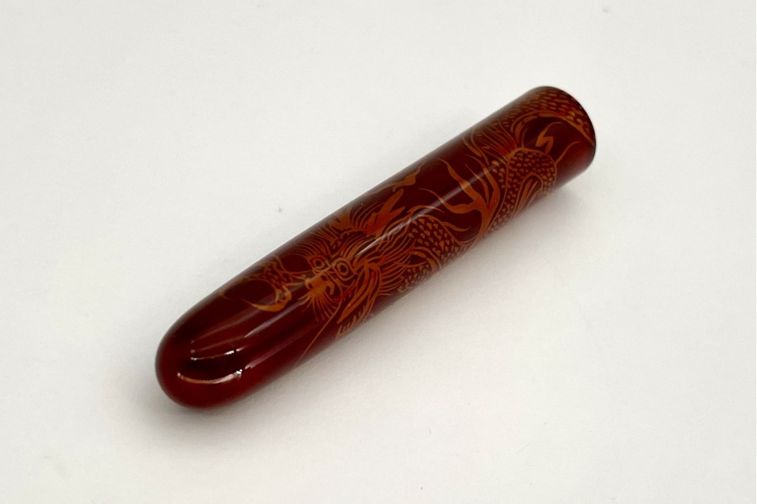 Nakaya Cigar Long Tamesukashi Ascending Dragon Fountain Pen