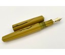 Nakaya Limited Edition Piccolo Long Cigar Negoro Style Nuno Kise Hon Kataji Nanohana-iro Fountain Pen