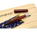 Nakaya Tsumugi Piccolo Cigar Hanabishi (Aka-Tamenuri) Fountain Pen