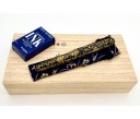 Nakaya Piccolo Long Cigar Chinkin Housoge (Gold lines 1) Fountain Pen