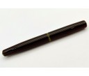 Nakaya Piccolo Long Cigar Heki-Tamenuri with 6 Black paws and Nashiji on Grip Section Fountain Pen