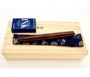 Nakaya Piccolo Long Cigar Shishin Biyakko White Tiger Shiro Tamenuri Fountain Pen