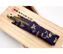 Nakaya Piccolo Long Writer Ishime Kanshitsu Heki-Tamenuri Fountain Pen with Turtle Stopper