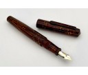 Nakaya Piccolo Long Writer Two Layered TameSukashi Bamboo Woods Fountain Pen with two-layered clip