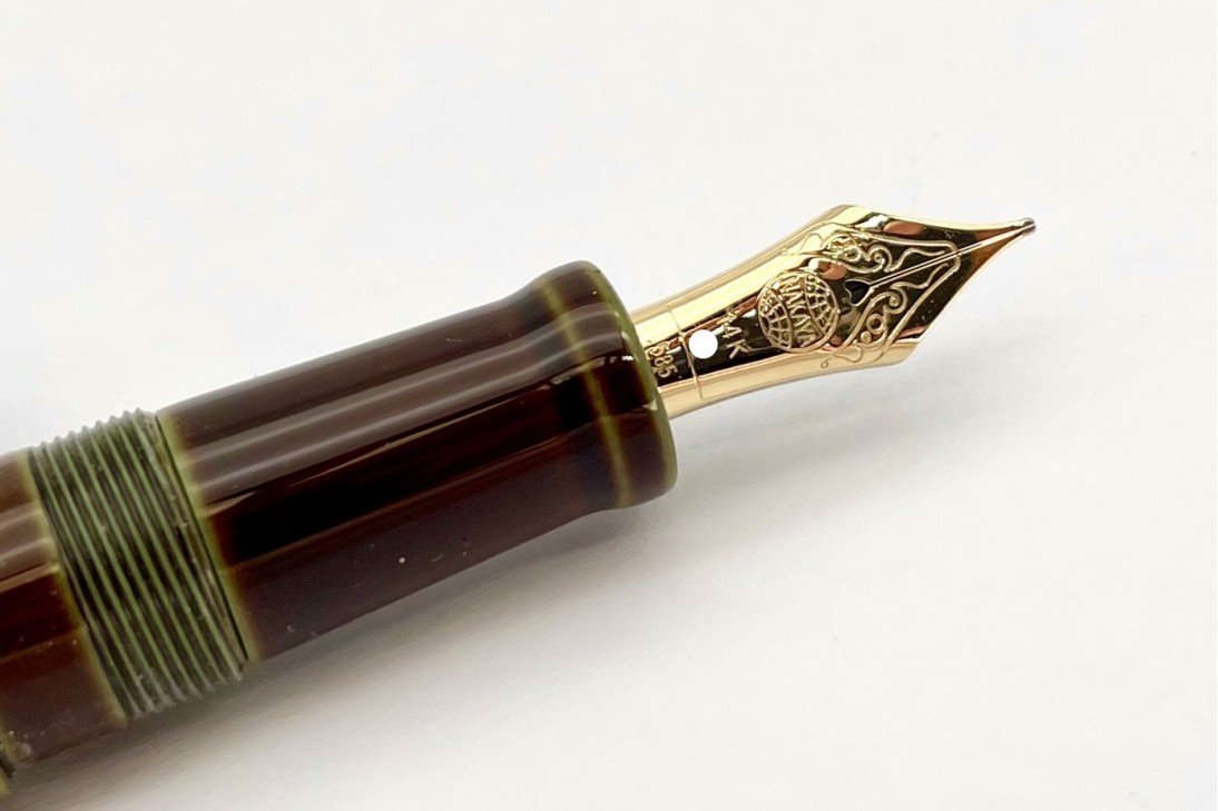 Nakaya D-17mm Cigar Portable Heki-Tamenuri Fountain Pen