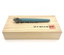 Nakaya Portable Writer Ama-Iro Fountain Pen with Dragon and Jewel Stopper