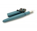 Nakaya Portable Writer Ama-Iro Fountain Pen with Dragon and Jewel Stopper