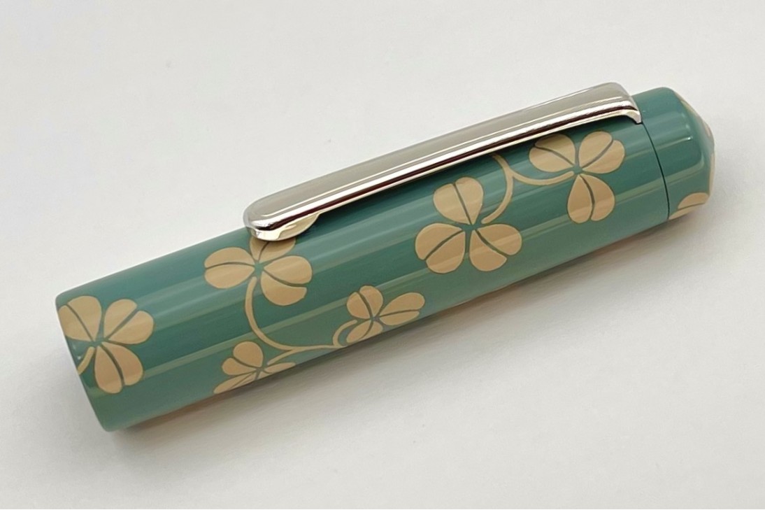 Nakaya Piccolo Long Writer Clover Arabesque (Motif in Shiro) Fountain Pen