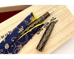 Nakaya Tsumugi Portable Amime (Heki-Tamenuri) Fountain Pen