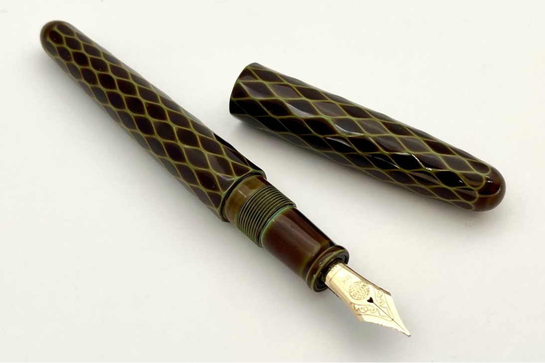 Nakaya Tsumugi Portable Amime (Heki-Tamenuri) Fountain Pen