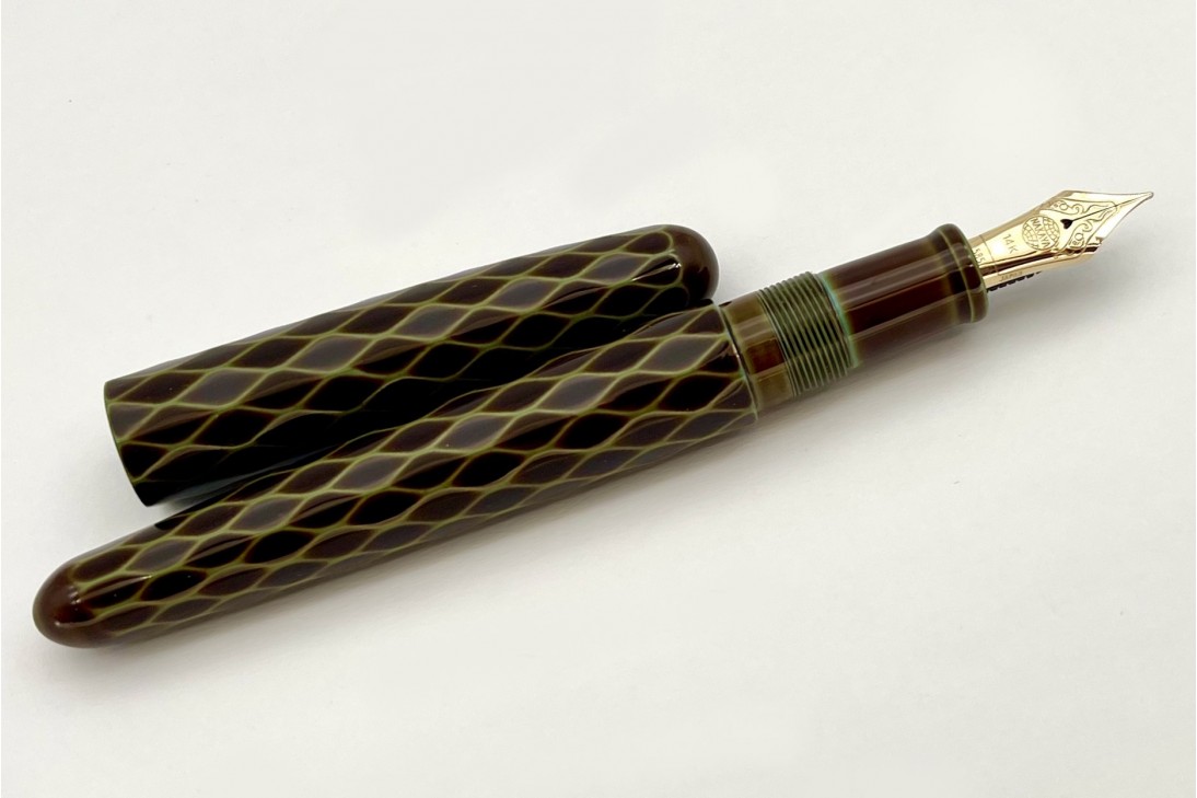 Nakaya Tsumugi Portable Amime (Heki-Tamenuri) Fountain Pen