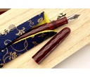 Nakaya Tsumugi Portable Hanabishi (Aka-Tamenuri) Fountain Pen