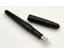 Nakaya Tsumugi Portable Kasuri (Kuro-Tamenuri) Fountain Pen