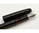 Nakaya Tsumugi Portable Kasuri (Kuro-Tamenuri) Fountain Pen