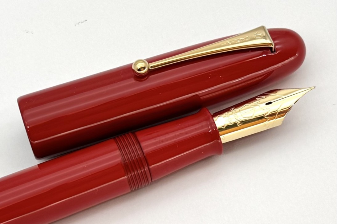 Namiki Emperor Size Red Urushi Fountain Pen