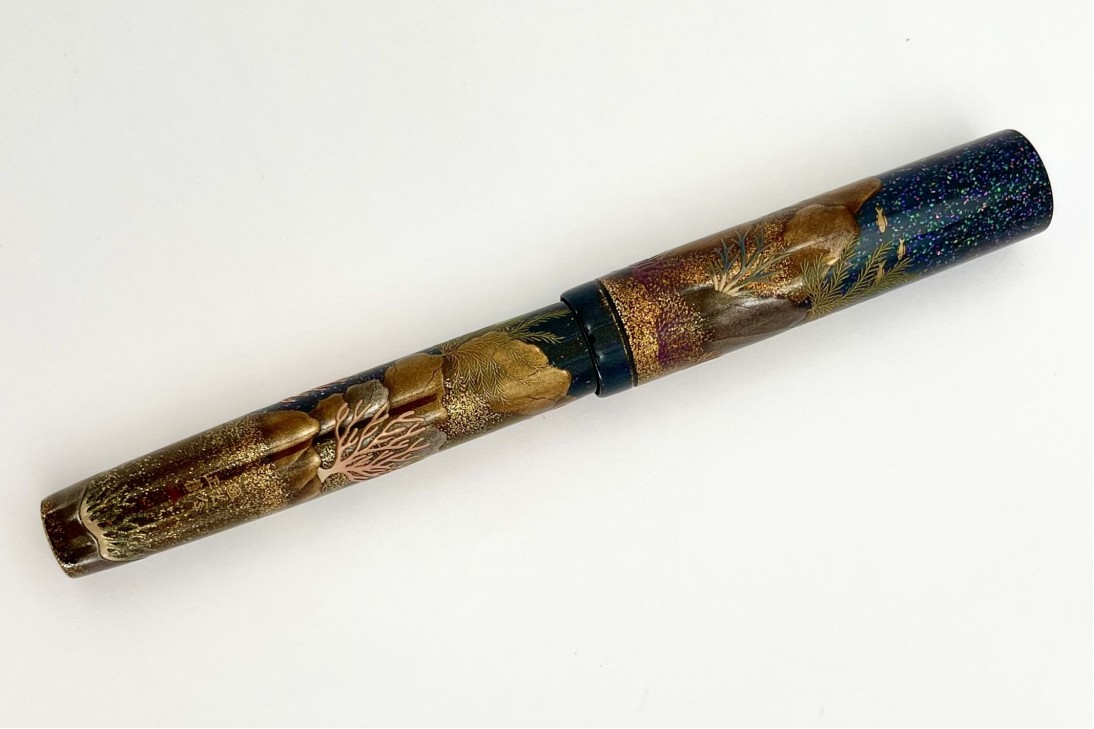 Namiki Limited Edition 2021 Emperor Coral Maki-e Fountain Pen