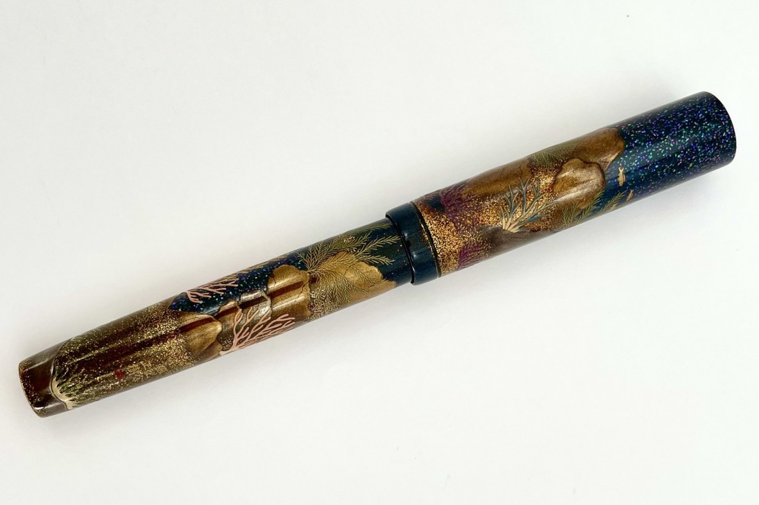 Namiki Limited Edition 2021 Emperor Coral Maki-e Fountain Pen