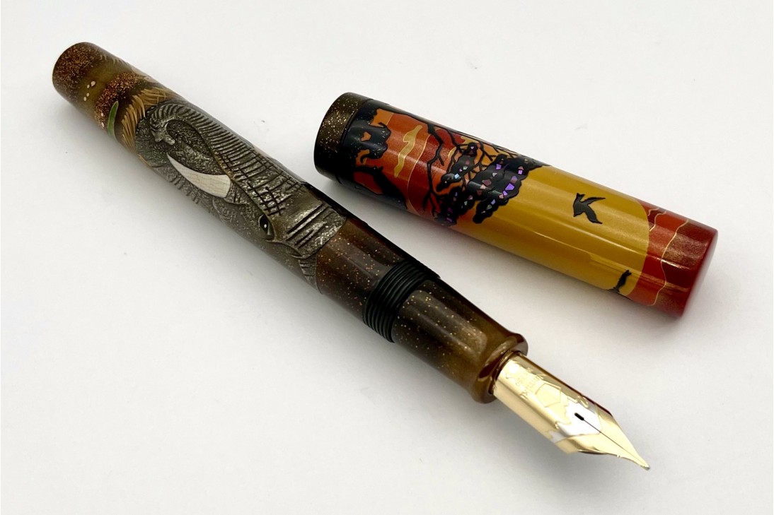 Namiki Limited Edition 2022 Emperor Elephant Maki-e Fountain Pen