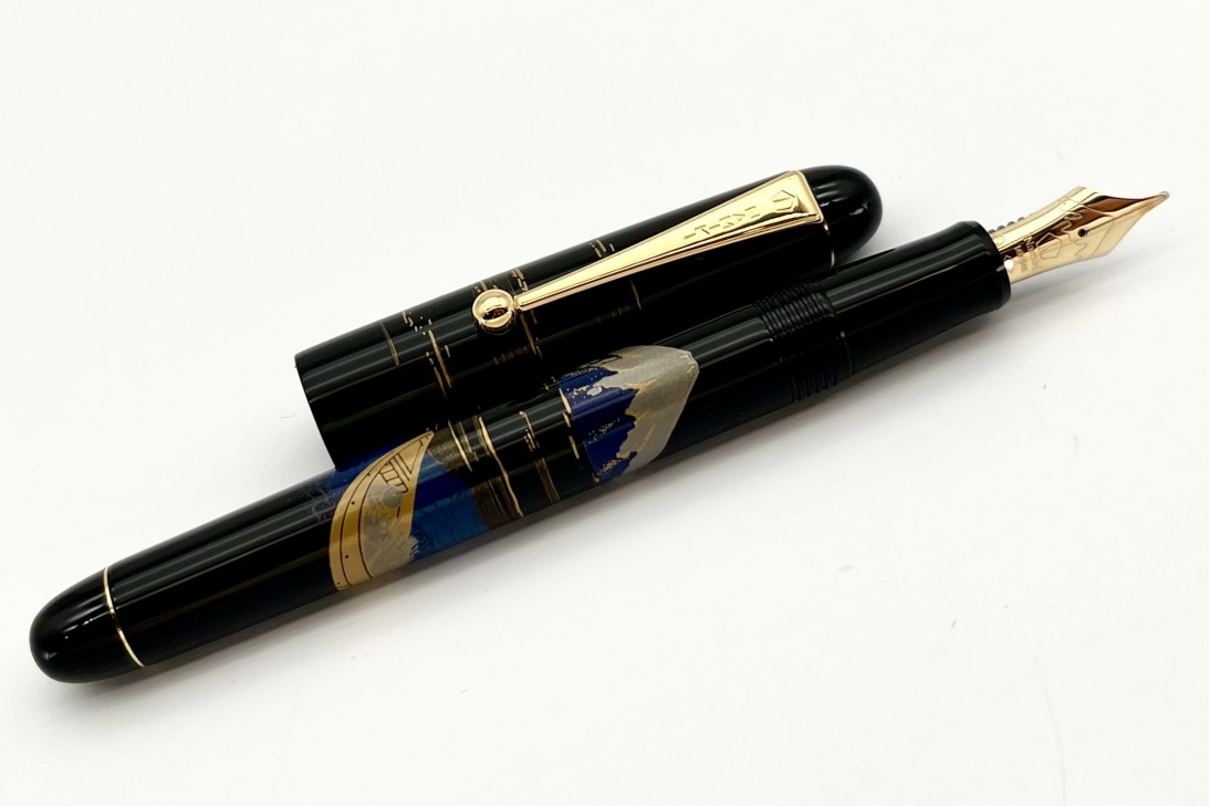Namiki Nippon Art Makie Mt Fuji and Boat Fountain Pen