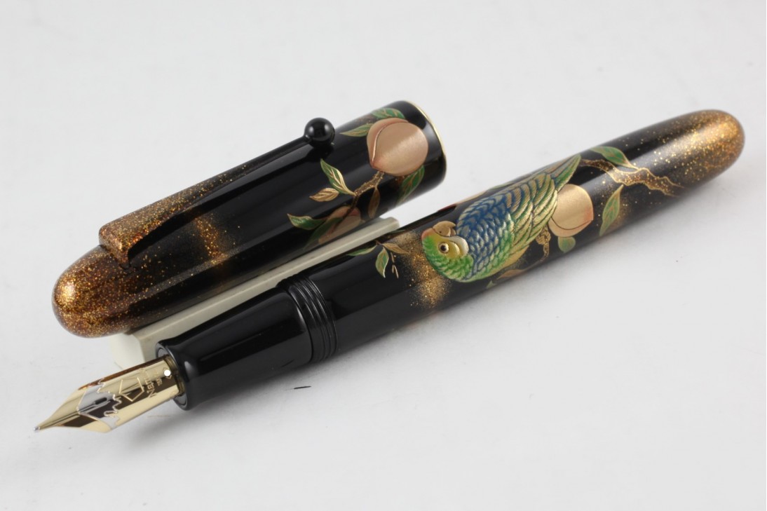 Namiki Yukari Royale Parrot with Peach Fountain Pen