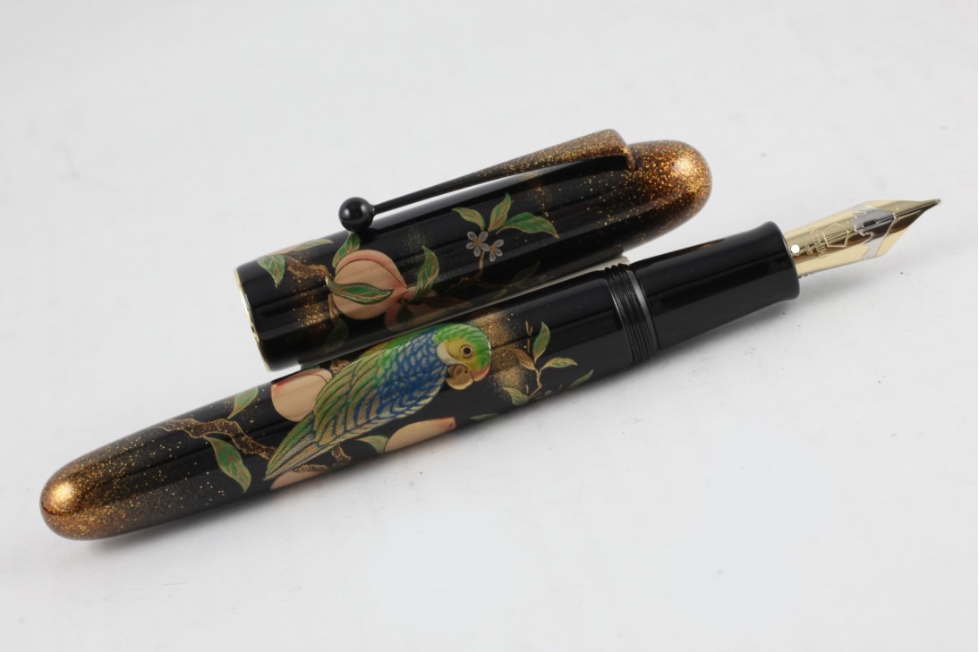 Namiki Yukari Royale Parrot with Peach Fountain Pen