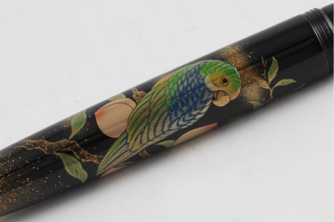 Namiki Yukari Royale Parrot with Peach Fountain Pen