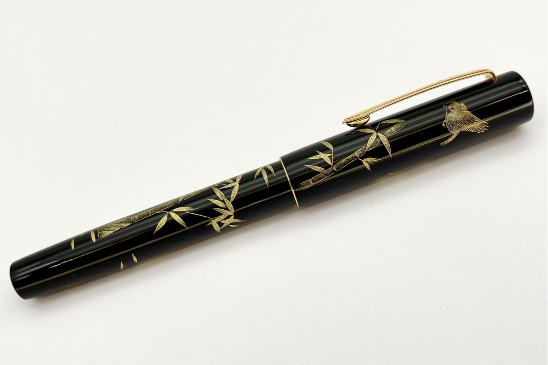 Namiki Yukari Chinkin Bamboo and Sparrow Fountain Pen