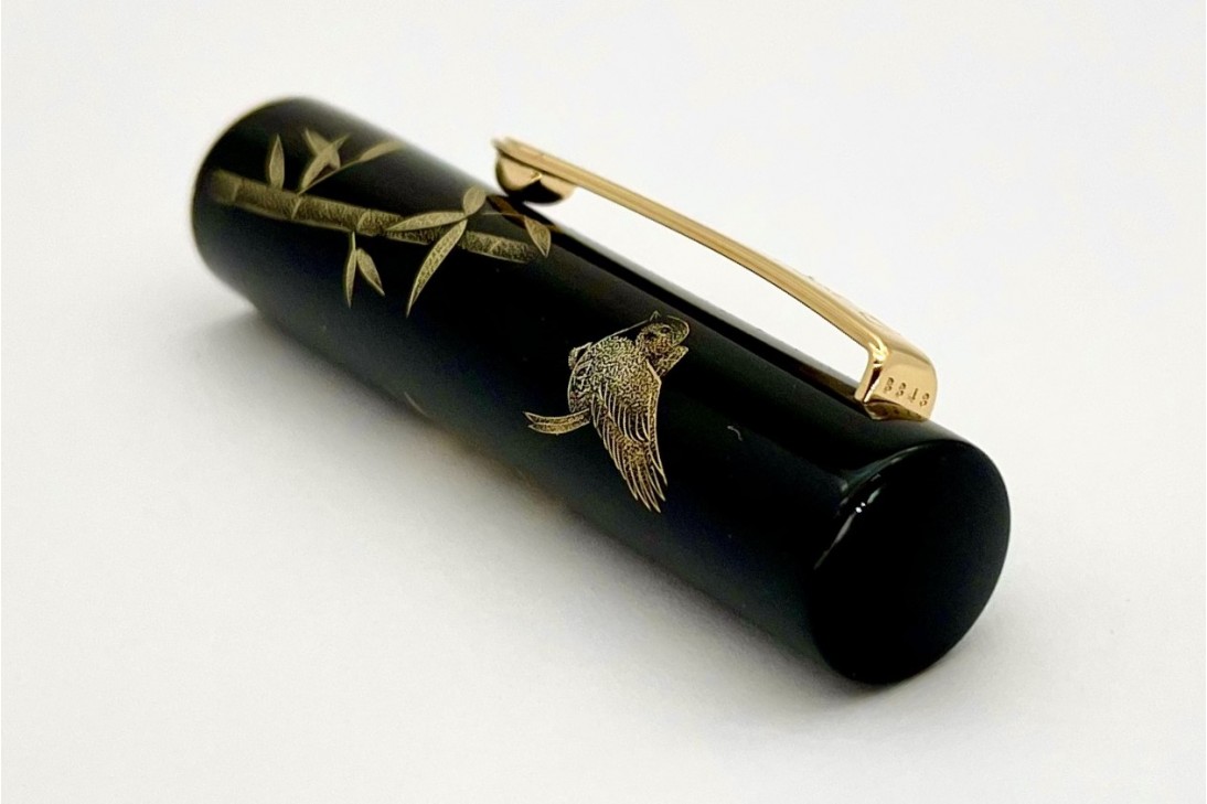 Namiki Yukari Chinkin Bamboo and Sparrow Fountain Pen