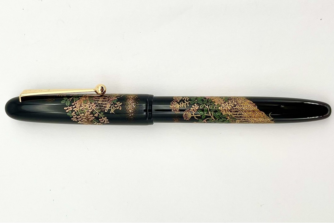 Namiki Yukari Flower Fence Fountain Pen M Nib