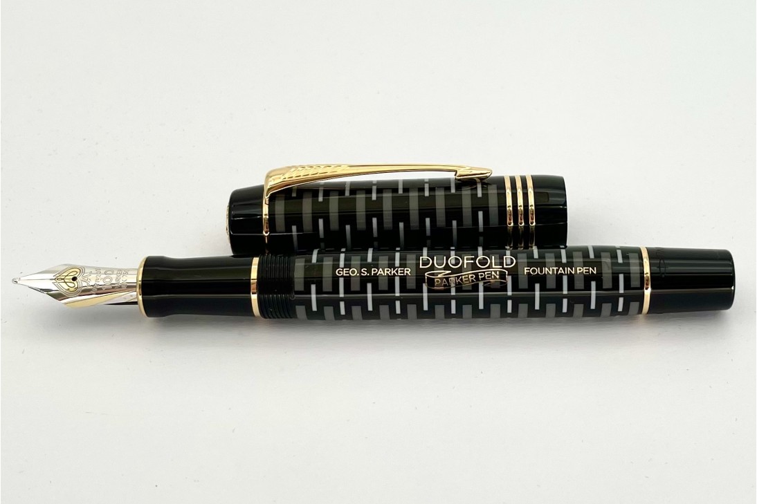 Parker Special Edition Duofold 100th Anniversary Black Fountain Pen