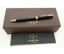 Parker 161950784 Sonnet Black Gold Trim Ballpoint Pen