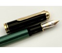 Pelikan M1000 Green and Black Fountain Pen (New Logo)