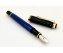 Pelikan Souveran M400 Blue and Black Fountain Pen (Old Logo)