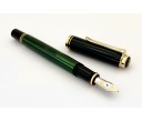 Pelikan Souveran M400 Green and Black Fountain Pen (Old Logo)