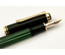 Pelikan Souveran M400 Green and Black Fountain Pen (Old Logo)