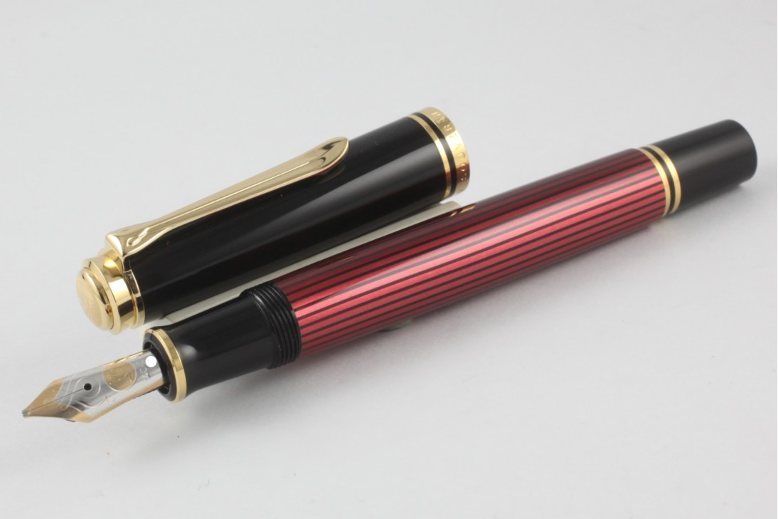 Pelikan Souveran M600 Red and Black Fountain Pen - New Logo