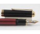 Pelikan Souveran M600 Red and Black Fountain Pen - New Logo