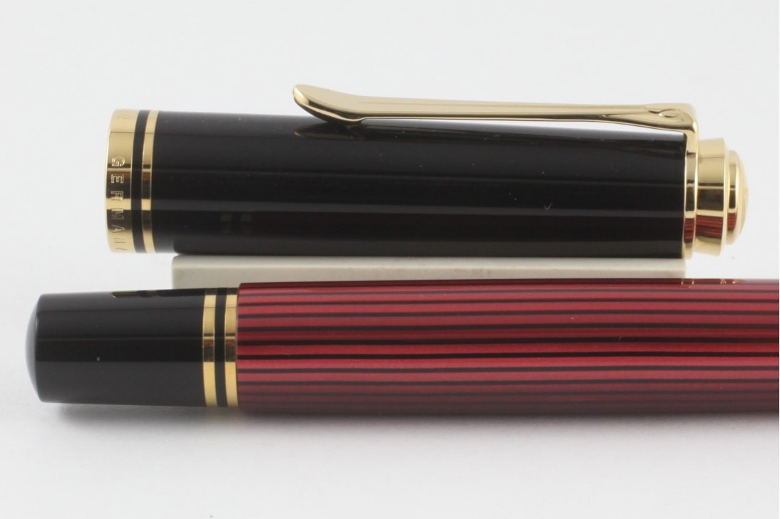Pelikan Souveran M600 Red and Black Fountain Pen - New Logo