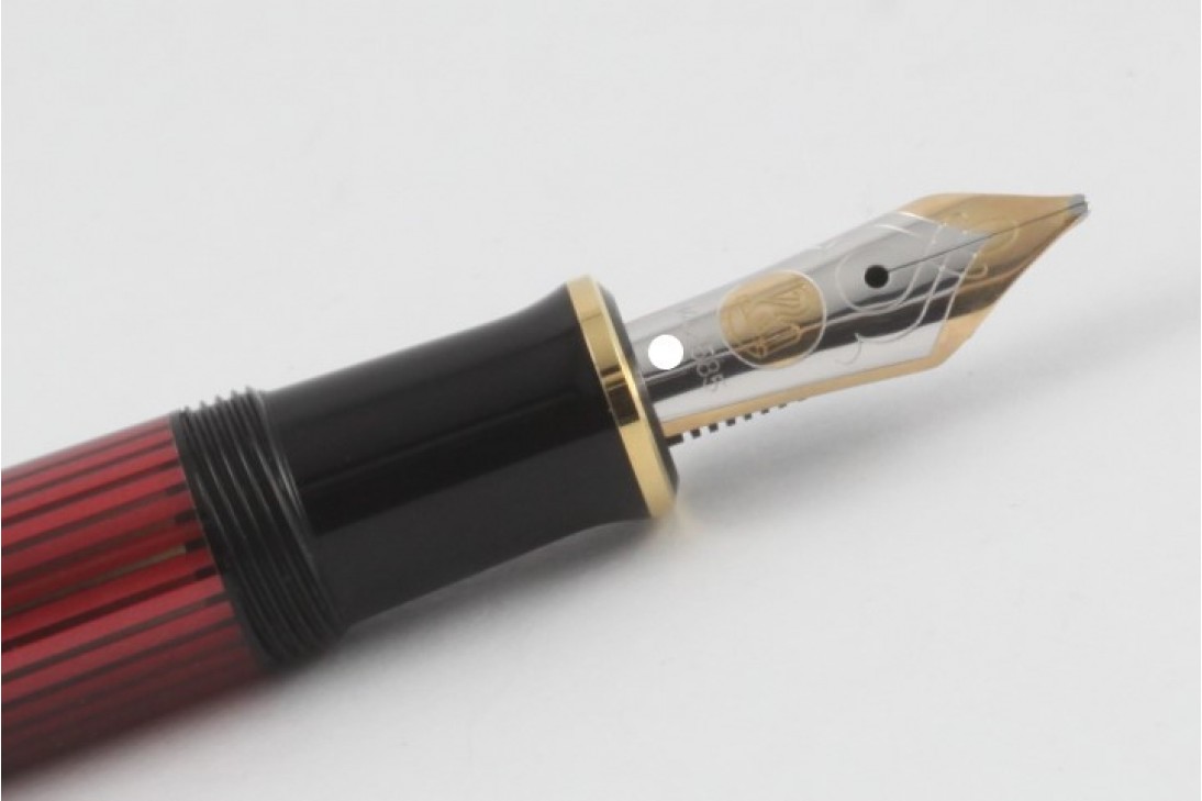 Pelikan Souveran M600 Red and Black Fountain Pen - New Logo