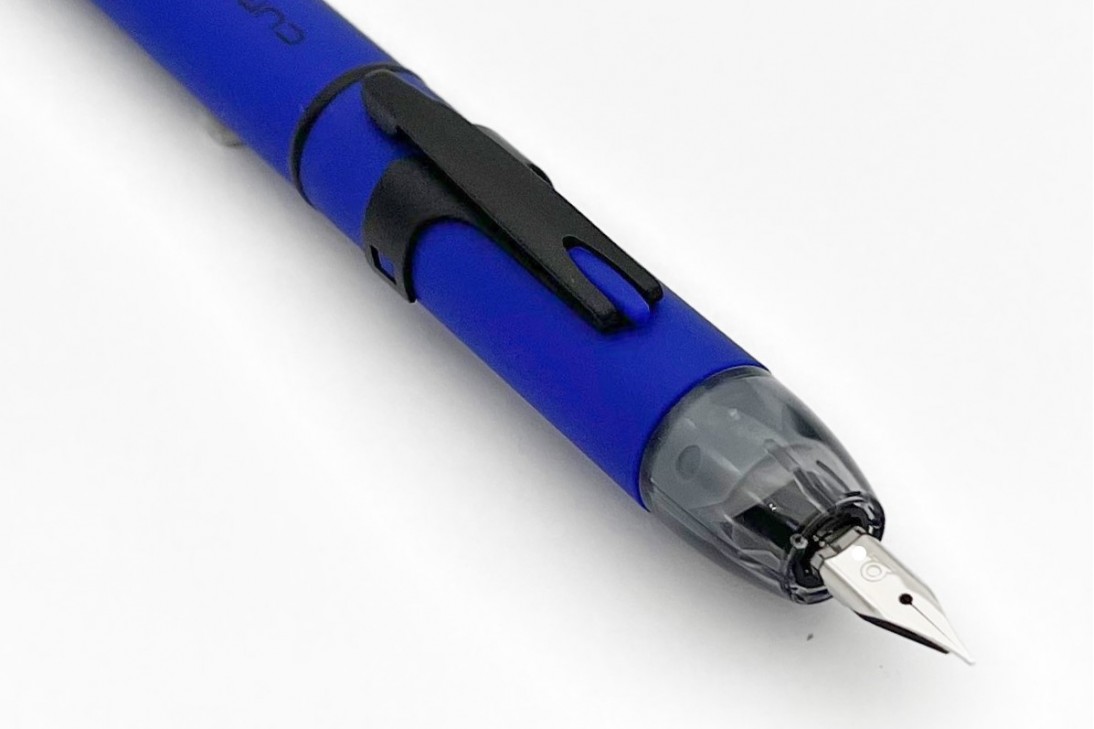 Platinum Curidas Matte Blue Retractable Fountain Pen Set